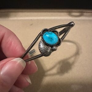 Turquoise and Sterling silver cuff bracelet